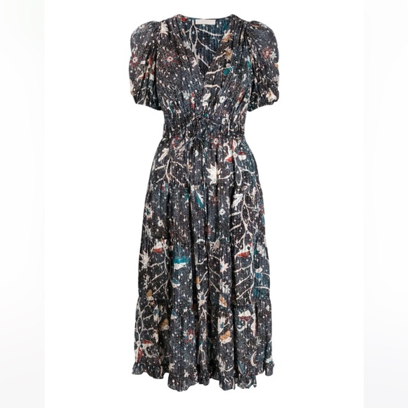 Ulla Johnson Thelma Printed Midi Dress - Picture 4 of 10